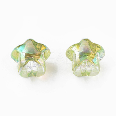 1-Hole Transparent Acrylic Buttons MACR-S373-129-C02-1