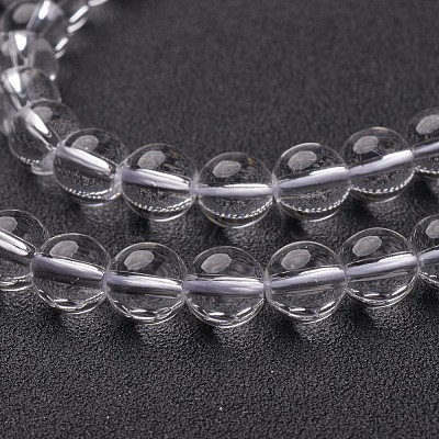 Synthetic Quartz Crystal Beads Strands X-GSR8mmA039-1-1