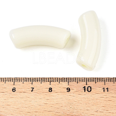 Opaque Acrylic Beads MACR-S372-001B-S019-1