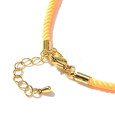 Nylon Milan Cord Necklace Making MAK-M028-01G-27-1