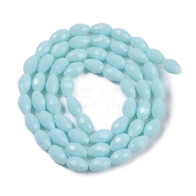 Opaque Solid Color Beads Strands EGLA-N013-P8mm-D11-1
