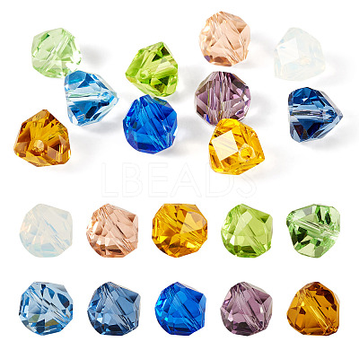 10Pcs Glass Imitation Austrian Crystal Beads GLAA-TADJ0001-11-1