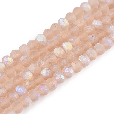 Transparent Glass Beads Strands EGLA-A044-T3mm-MB20-1