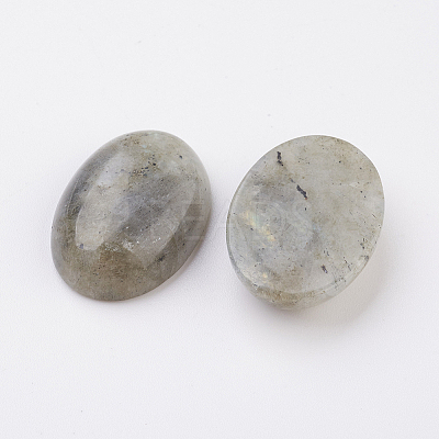Natural Labradorite Flat Back Cabochons X-G-G741-18x25mm-18-1