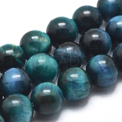 Natural Tiger Eye Bead Strands LS-G-I224-02-10mm-1