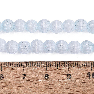 Glass Imitation Cat Eye Beads Strands GLAA-N074-03A-01-1