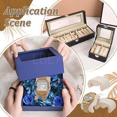 Velvet Jewelry Watch/Bracelet Display Pillows ODIS-WH0043-201A-1