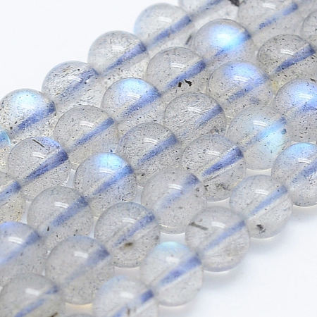 Natural Labradorite Beads Strands G-J373-14-5mm-1