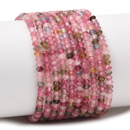Natural Multicolor Tourmaline Beads Strands G-D110-C02-04-1