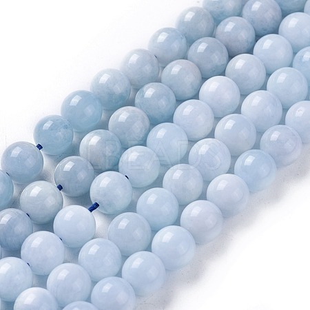 Natural Aquamarine Beads Strands G-F641-02-C-1
