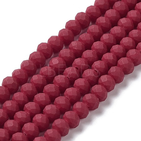 Glass Beads Strands EGLA-A034-P8mm-MD02-1