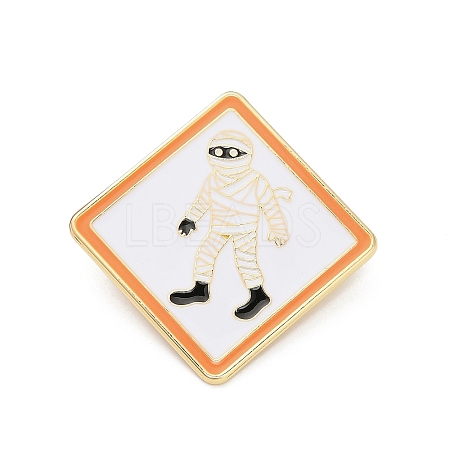 Mummy Enamel Pins JEWB-H033-05A-G-1