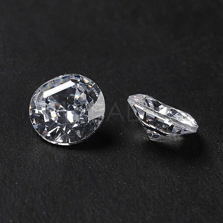 Cubic Zirconia Cabochons ZIRC-M002-7mm-007-1