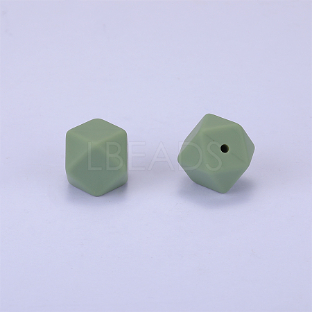 Hexagonal Silicone Beads SI-JX0020A-104-1