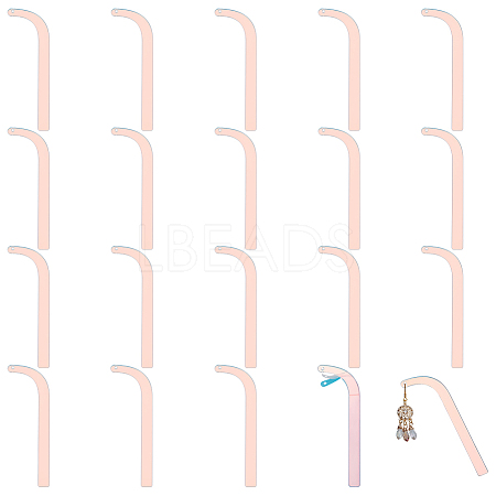 20Pcs Acrylic Earring Try-On Stick ODIS-FG0001-88B-1