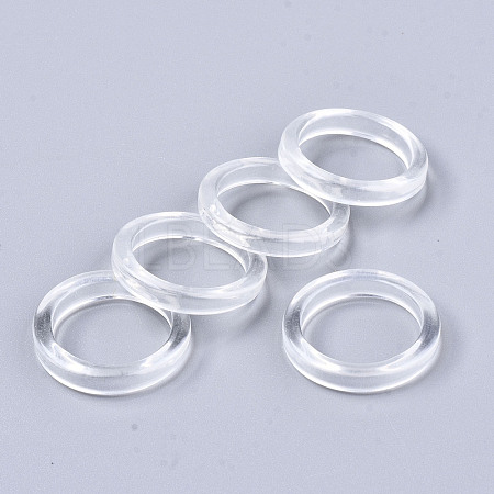 Transparent Resin Finger Rings RJEW-N033-001-D01-1