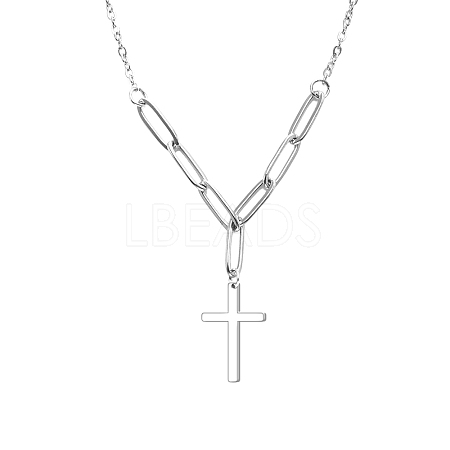 304 Stainless Steel Pendant Necklace PW-WG66090-01-1