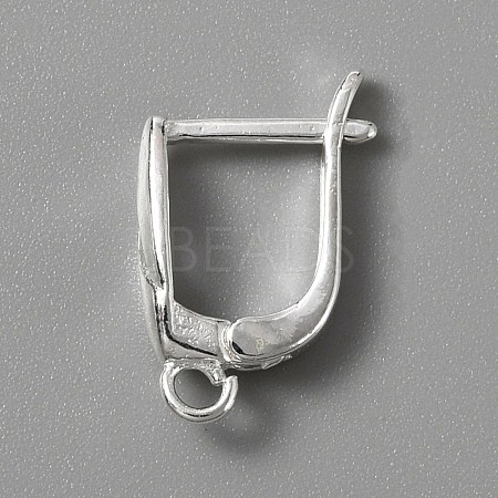 6Pcs Brass Hoop Earring Findings KK-WH0047-52S-1