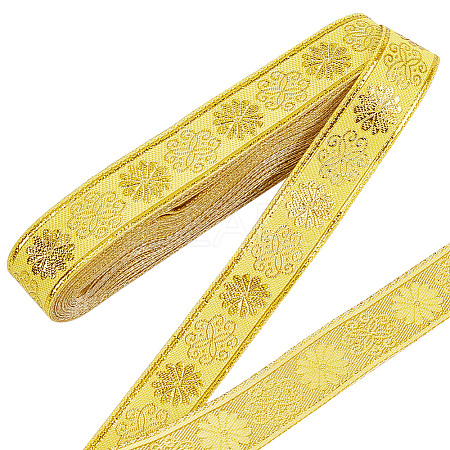 Ethnic Style Polyester Ribbon OCOR-WH0085-24-1
