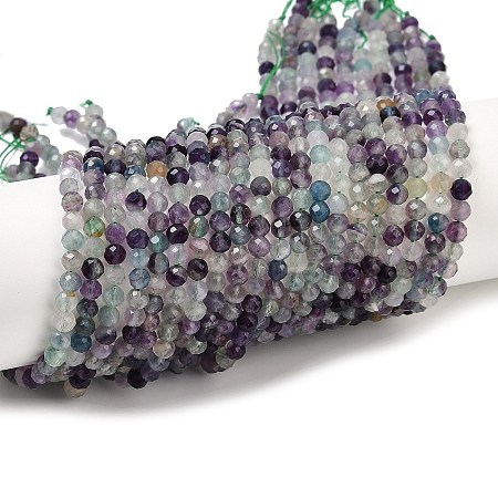 Natural Fluorite Beads Strands G-A252-A01-01-1