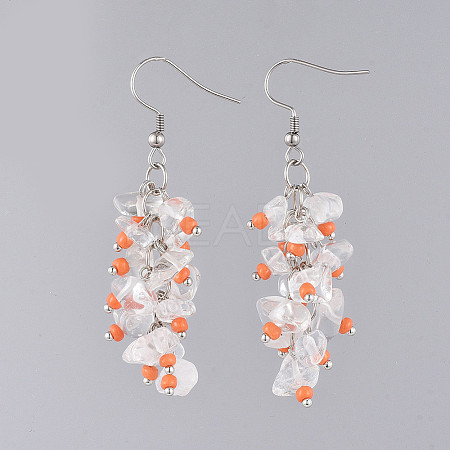 Dangle Earrings EJEW-JE03700-02-1