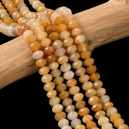 Natural Topaz Jade Bead Strands G-D344-A36-01-1
