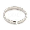 Non-Tarnish 304 Stainless Steel Open Cuff Finger Rings for Unisex RJEW-P114-06P-3