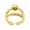 Brass Open Cuff Rings RJEW-B051-19G-3