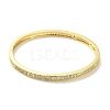 Brass Micro Pave Clear Cubic Zirconia Hinged Bangles for Women BJEW-Z061-15B-2