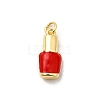 Brass Enamel Pendants KK-A268-03G-B02-1