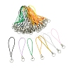 100Pcs Polyester Cord Mobile Straps MOBA-FS0001-02F-3