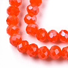 Electroplate Glass Beads Strands EGLA-A034-P3mm-A27-3