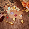 7Pcs 7 Styles Zinc Alloy Stamp Head AJEW-CP0008-57-4