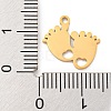 Ion Plating(IP) 304 Stainless Steel Charms STAS-K270-02G-3