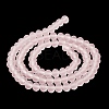 Transparent Glass Beads Strands EGLA-A034-T6mm-MD22-4