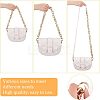 2Pcs 2 Style CCB Plastic Rectangle Cross Chain Bag Straps AJEW-CA0003-30-6
