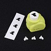 Random Single Color or Random Mixed Color Mini Plastic Craft Paper Punch Sets for Scrapbooking & Paper Crafts LS-AJEW-L051-17-3
