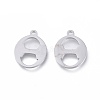 Tarnish Resistant 304 Stainless Steel Charms STAS-K215-08P-2