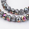 Electroplate Glass Beads Strands EGLA-P018-8mm-H07-1A-1