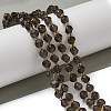 Natural Ice Obsidian Beads Strands G-K387-A09-01-1