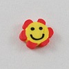 Red Color Fashion Nail Care Sun Polymer Clay No Hole Tubes Nail Art Decoration X-CLAY-Q112-26-1
