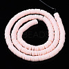 Flat Round Eco-Friendly Handmade Polymer Clay Beads CLAY-R067-8.0mm-27-2