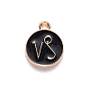 Alloy Enamel Pendants ENAM-S124-01B-08E-2