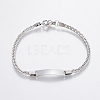 304 Stainless Steel Link Bracelets BJEW-H572-05P-1