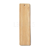Blank Bamboo Bookmark AJEW-WH0282-58B-1