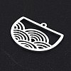 Non-Tarnish 201 Stainless Steel Pendants STAS-S105-LA271-2