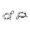 Tarnish Resistant 304 Stainless Steel Spring Ring Clasps STAS-S117-016B-3