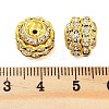 Rack Plating Brass Rhinestone Beads KK-S379-28G-3