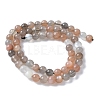 Natural Multi-Moonstone Beads Strands G-P322-43-6mm-7