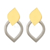 304 Stainless Steel Teardrop Stud Earrings EJEW-C118-01D-1